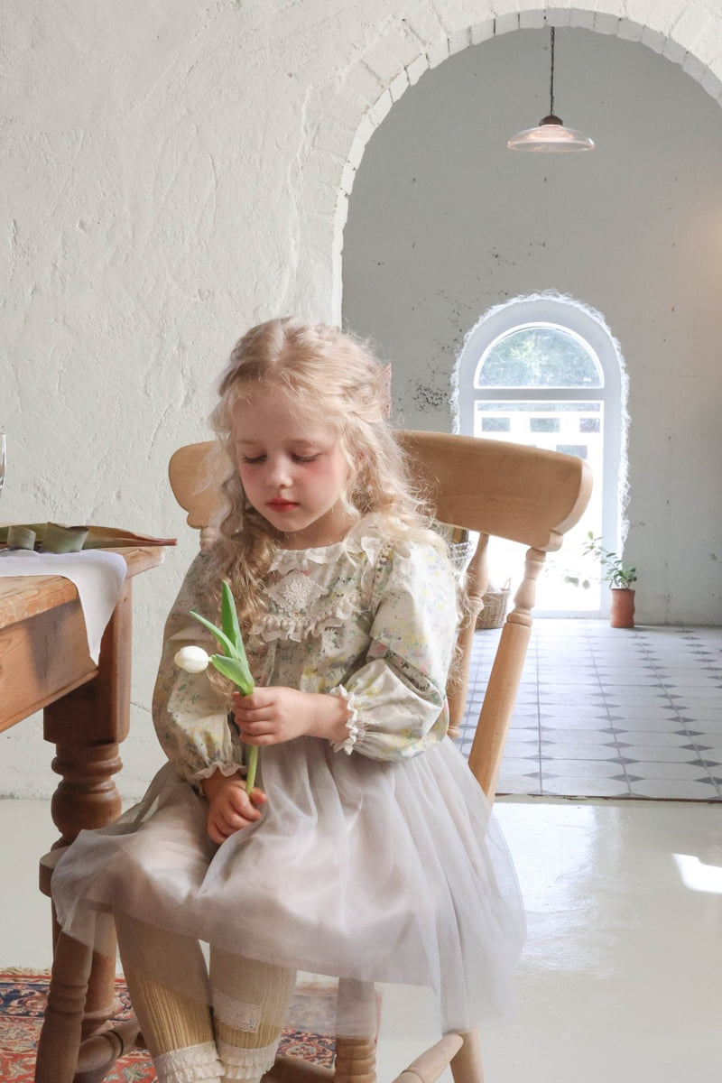 Flo - Korean Children Fashion - #fashionkids - Plea One-piece (Flower) - 3
