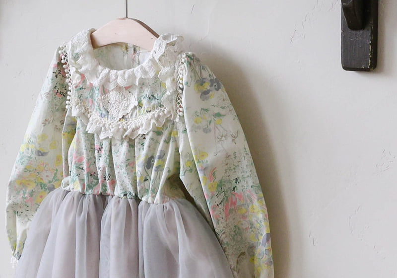 Flo - Korean Children Fashion - #magicofchildhood - Plea One-piece (Flower) - 9