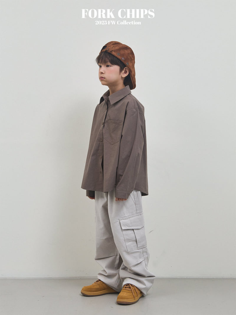 Fork Chips - Korean Children Fashion - #Kfashion4kids - Hershey Label Shirt - 8