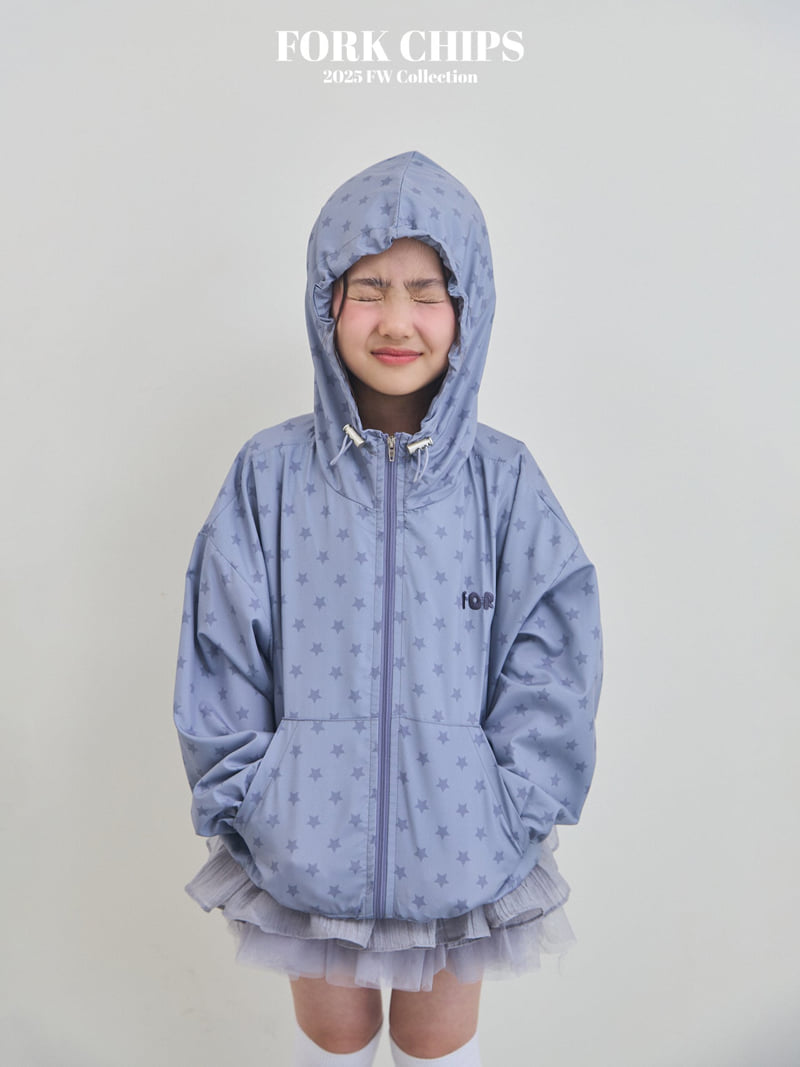 Fork Chips - Korean Children Fashion - #Kfashion4kids - Star Wind Jacket