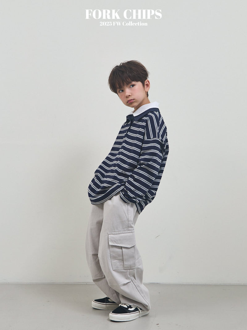 Fork Chips - Korean Children Fashion - #Kfashion4kids - Sander Cargo Pants