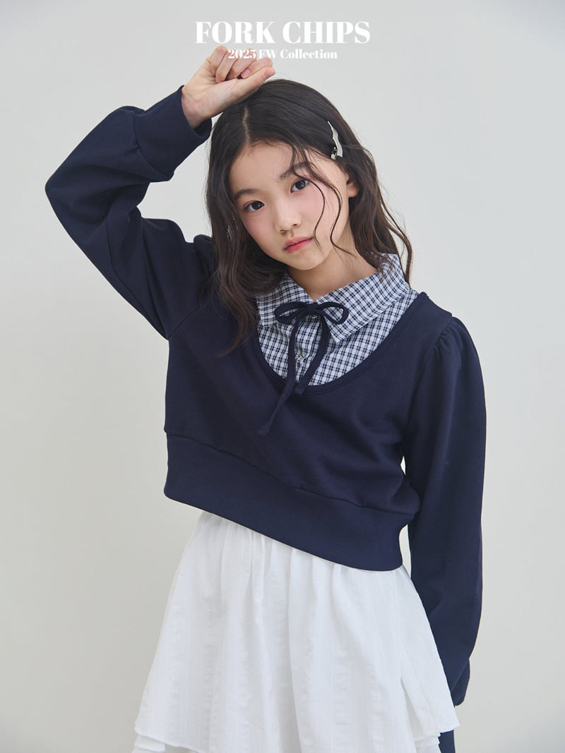 Fork Chips - Korean Children Fashion - #childofig - Preppy Sweatshirt - 3