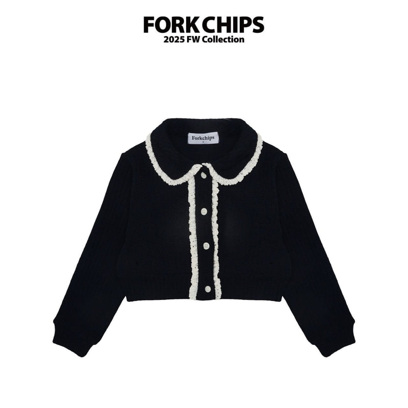 Fork Chips - Korean Children Fashion - #childofig - Cozy Knit Cardigan - 8