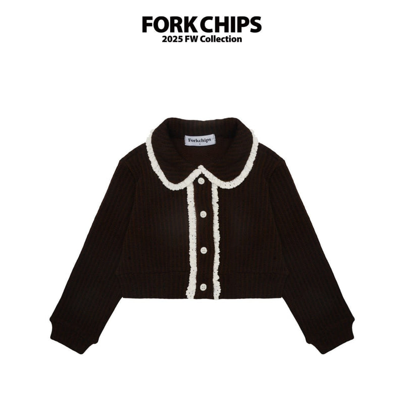 Fork Chips - Korean Children Fashion - #childofig - Cozy Knit Cardigan - 9