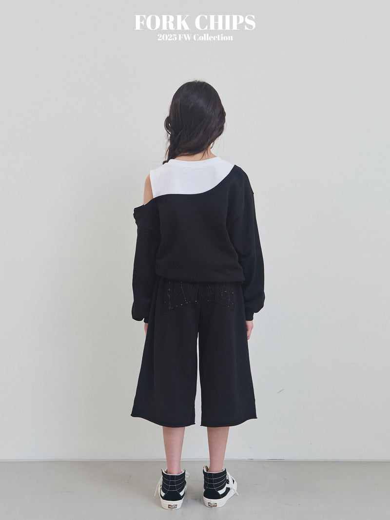 Fork Chips - Korean Children Fashion - #childofig - Savage Half Pants - 8