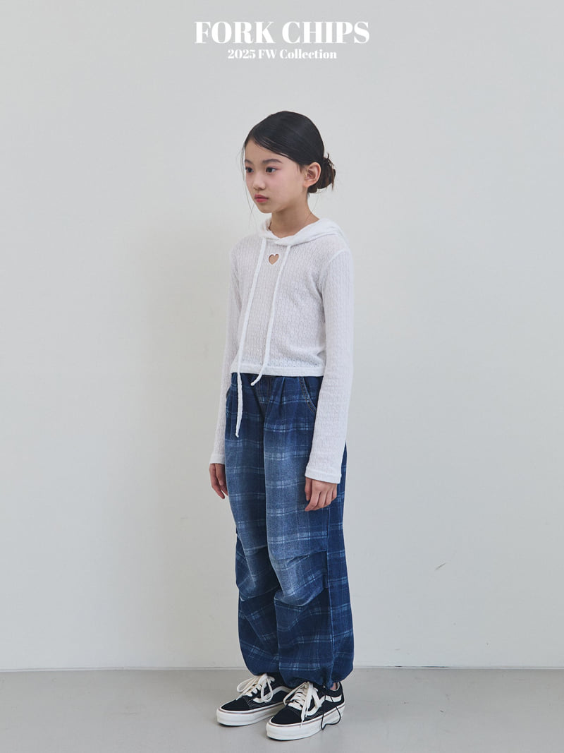 Fork Chips - Korean Children Fashion - #prettylittlegirls - Board Balloon Jeans - 4
