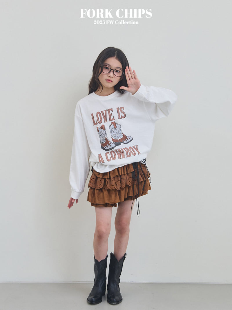 Fork Chips - Korean Children Fashion - #childofig - Bohemian Skirt