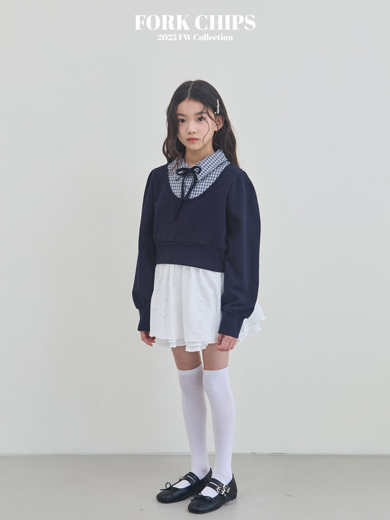 Fork Chips - Korean Children Fashion - #childofig - Preppy Sweatshirt - 4