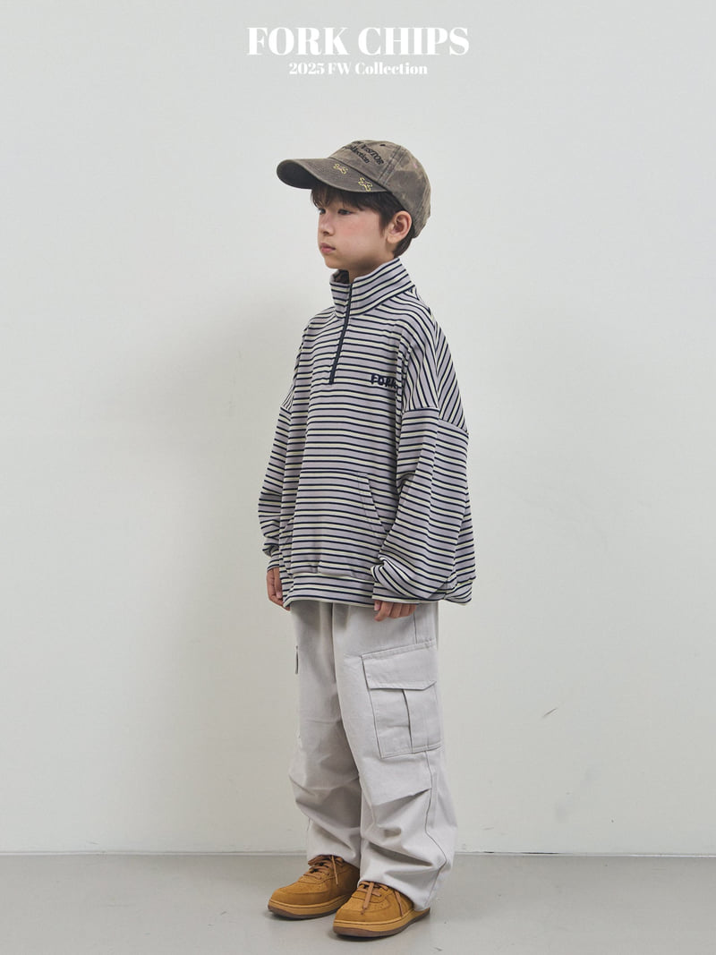 Fork Chips - Korean Children Fashion - #childrensboutique - Mellow Half Zip-up - 3