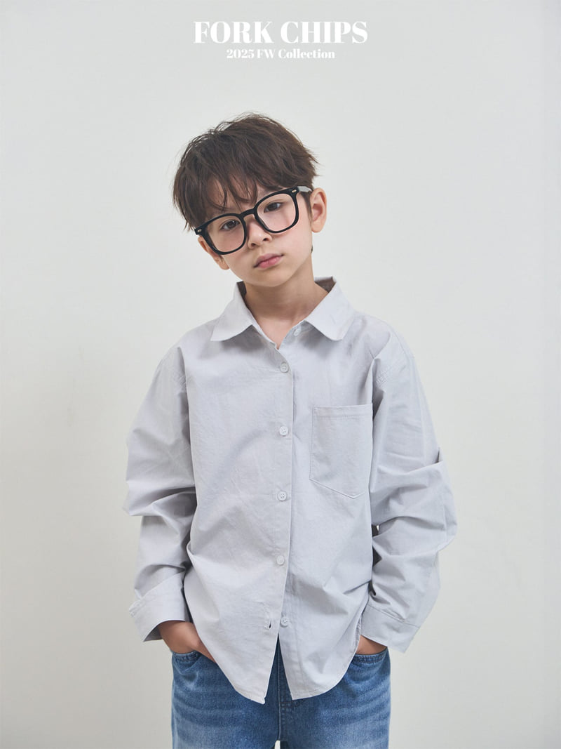 Fork Chips - Korean Children Fashion - #childrensboutique - Hershey Label Shirt