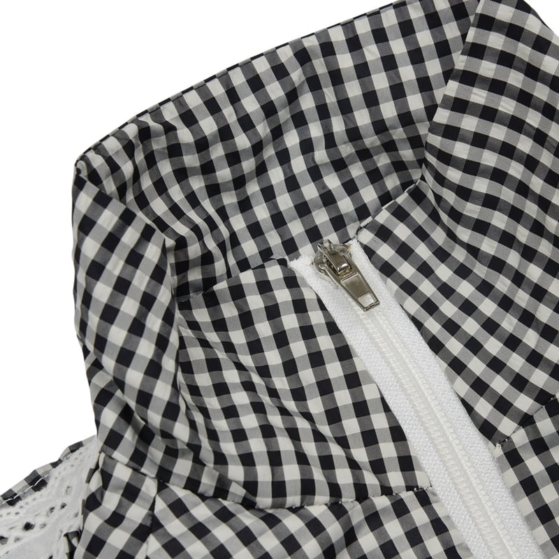 Fork Chips - Korean Children Fashion - #childrensboutique - Berry Check Jacket - 9