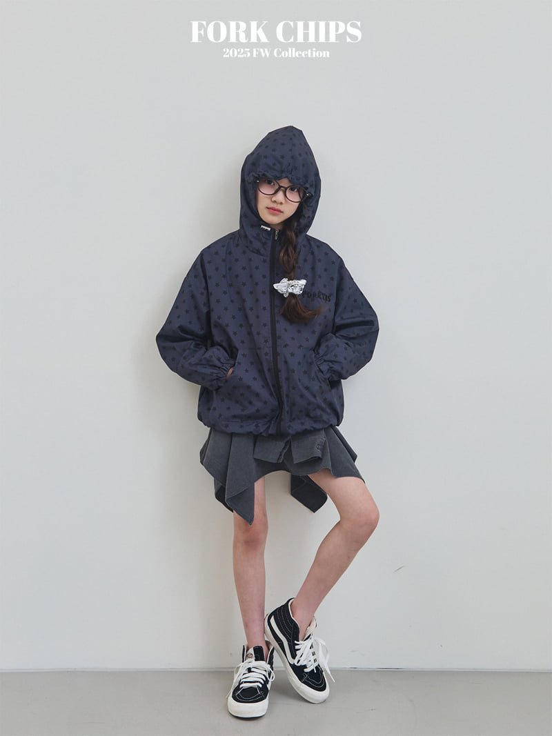 Fork Chips - Korean Children Fashion - #childrensboutique - Star Wind Jacket - 8
