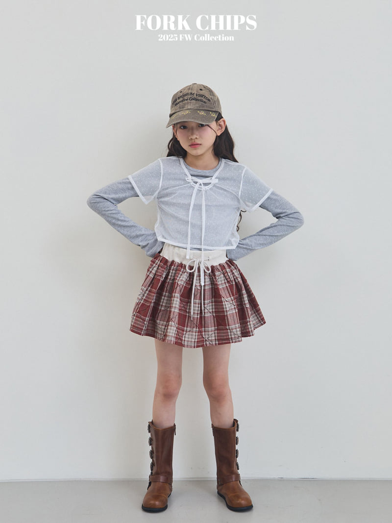 Fork Chips - Korean Children Fashion - #childrensboutique - Hound Balloon Skirt - 3