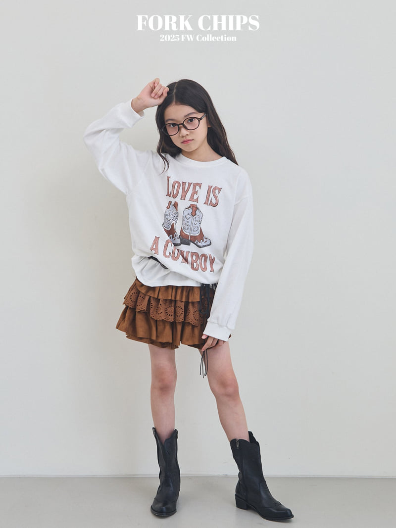 Fork Chips - Korean Children Fashion - #childrensboutique - Bohemian Skirt - 2