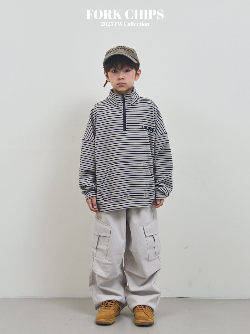 Fork Chips - Korean Children Fashion - #childrensboutique - Mellow Half Zip-up - 4