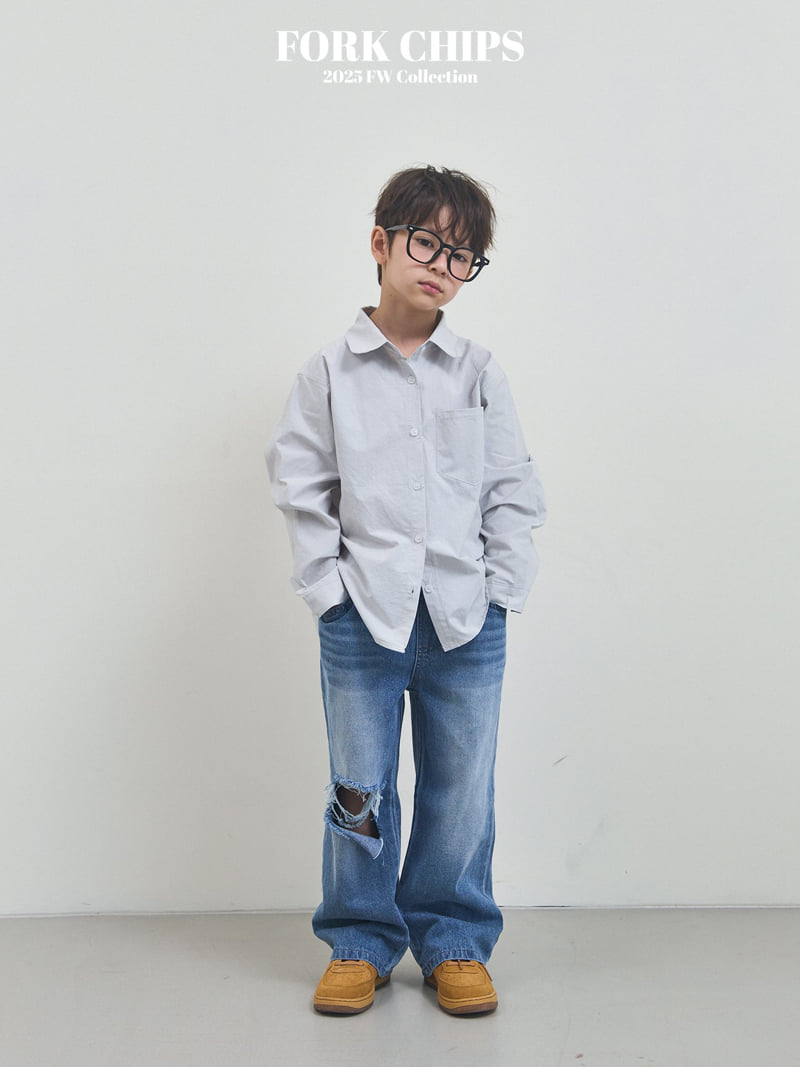 Fork Chips - Korean Children Fashion - #discoveringself - Hershey Label Shirt - 3