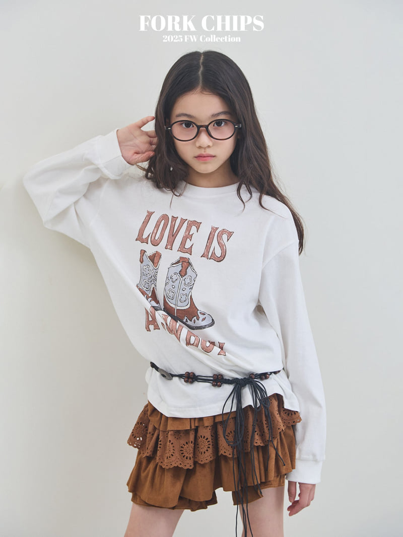 Fork Chips - Korean Children Fashion - #designkidswear - Bohemian Skirt - 4