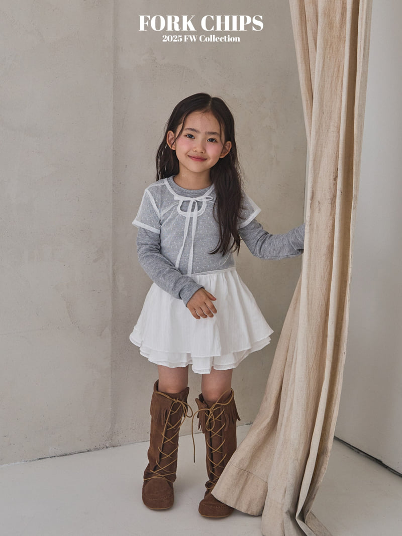 Fork Chips - Korean Children Fashion - #discoveringself - Paper Skirt - 2