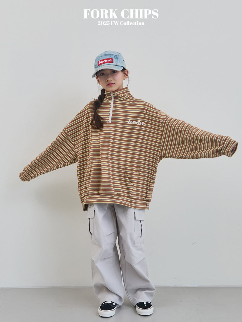 Fork Chips - Korean Children Fashion - #fashionkids - Mellow Half Zip-up - 6