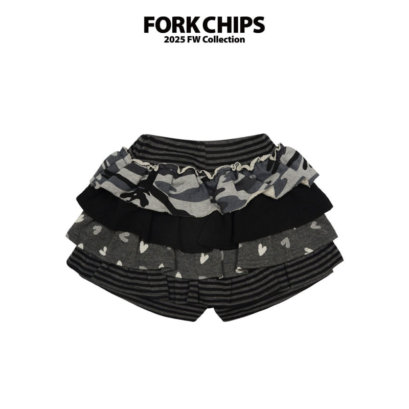Fork Chips - Korean Children Fashion - #fashionkids - Hippie Tiered Skirt - 8