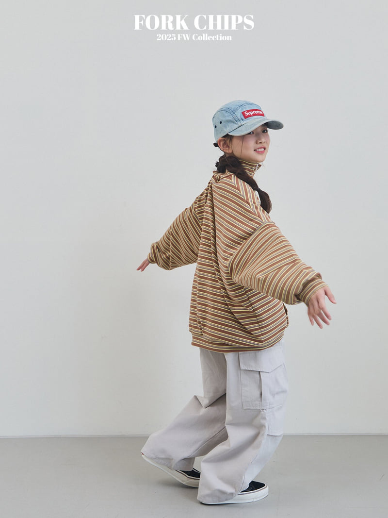 Fork Chips - Korean Children Fashion - #kidsshorts - Mellow Half Zip-up - 7