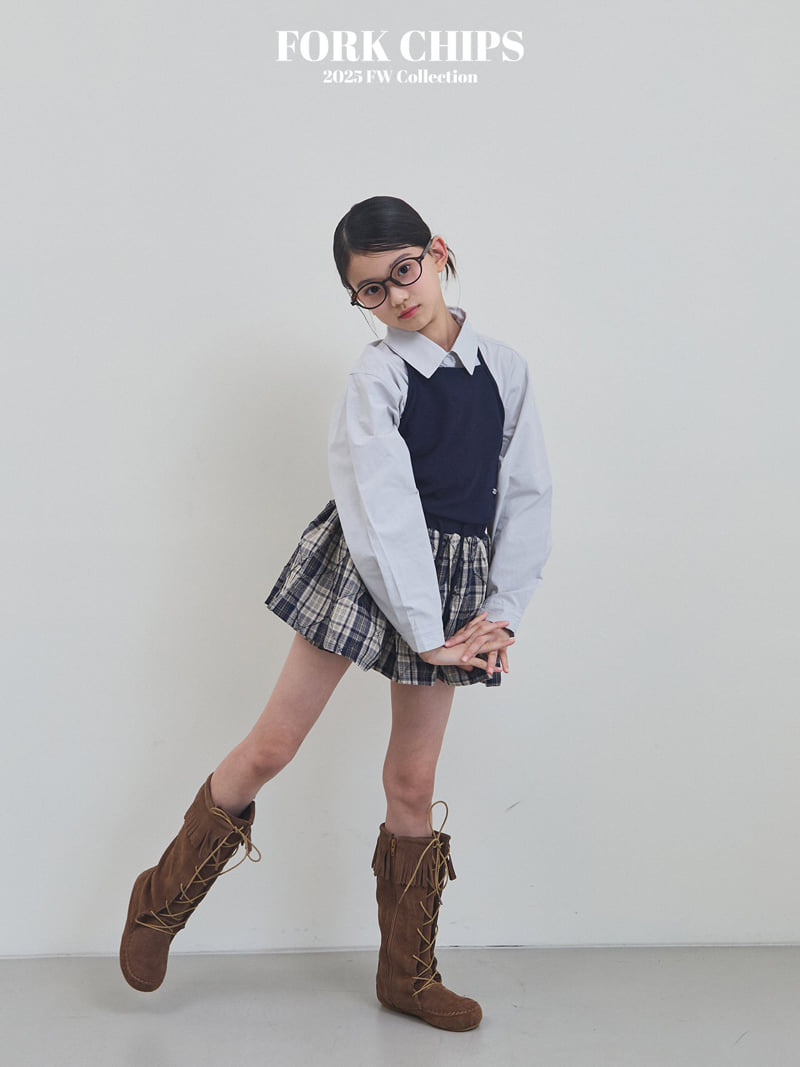 Fork Chips - Korean Children Fashion - #kidsshorts - Hound Balloon Skirt - 7