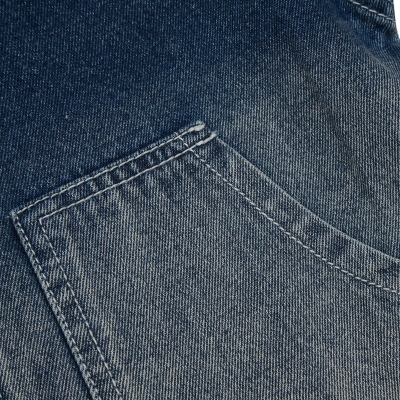 Fork Chips - Korean Children Fashion - #kidsstore - Crew Denim Jacket - 11