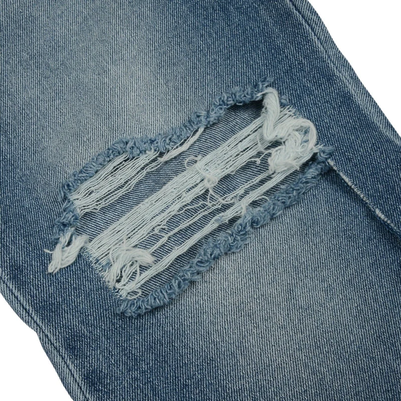 Fork Chips - Korean Children Fashion - #kidsstore - Open Destroyed Denim Pants - 12