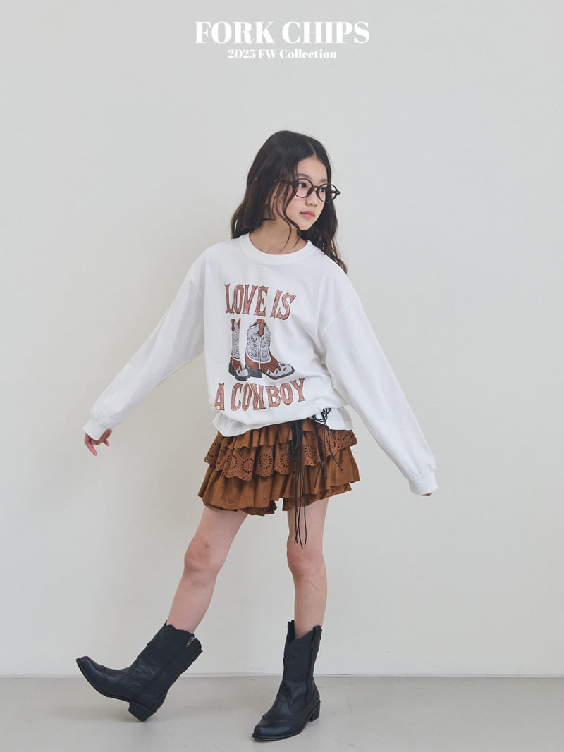 Fork Chips - Korean Children Fashion - #kidsstore - Bohemian Skirt - 7