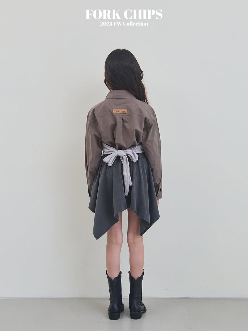 Fork Chips - Korean Children Fashion - #kidzfashiontrend - Hershey Label Shirt - 7