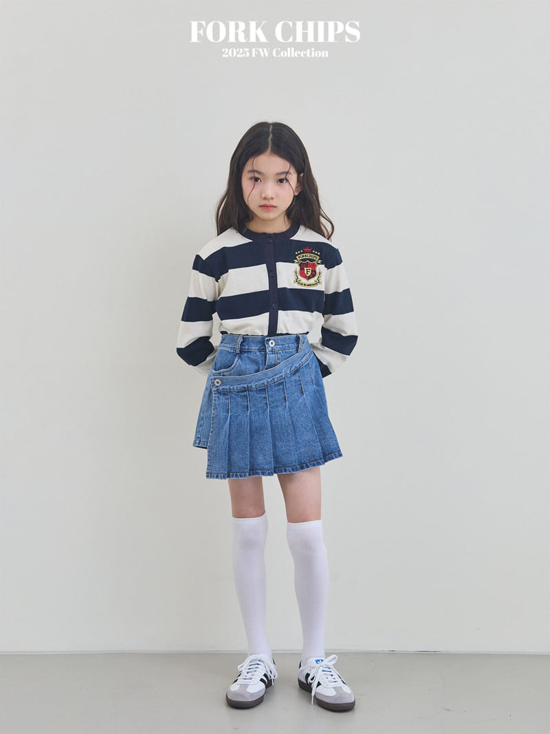Fork Chips - Korean Children Fashion - #kidzfashiontrend - Weasley Cardigan - 6