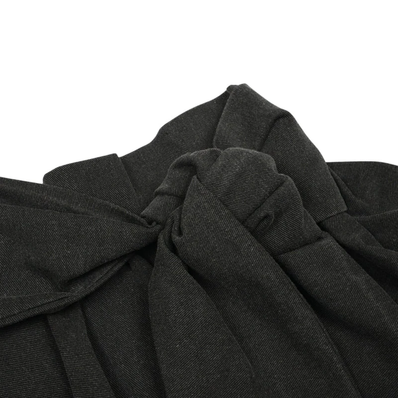 Fork Chips - Korean Children Fashion - #kidzfashiontrend - Tie Waist Skirt - 10