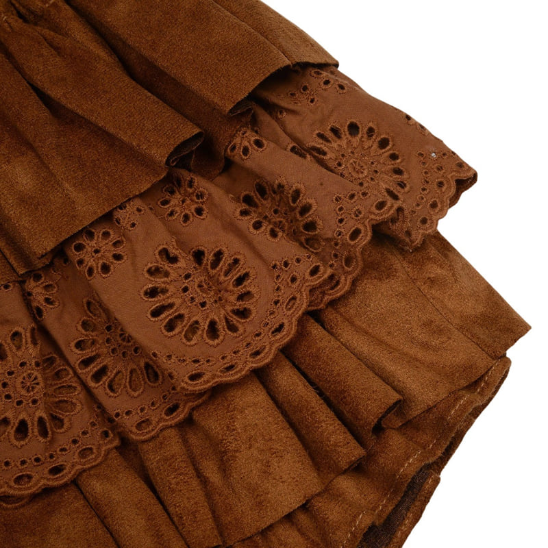 Fork Chips - Korean Children Fashion - #littlefashionista - Bohemian Skirt - 10