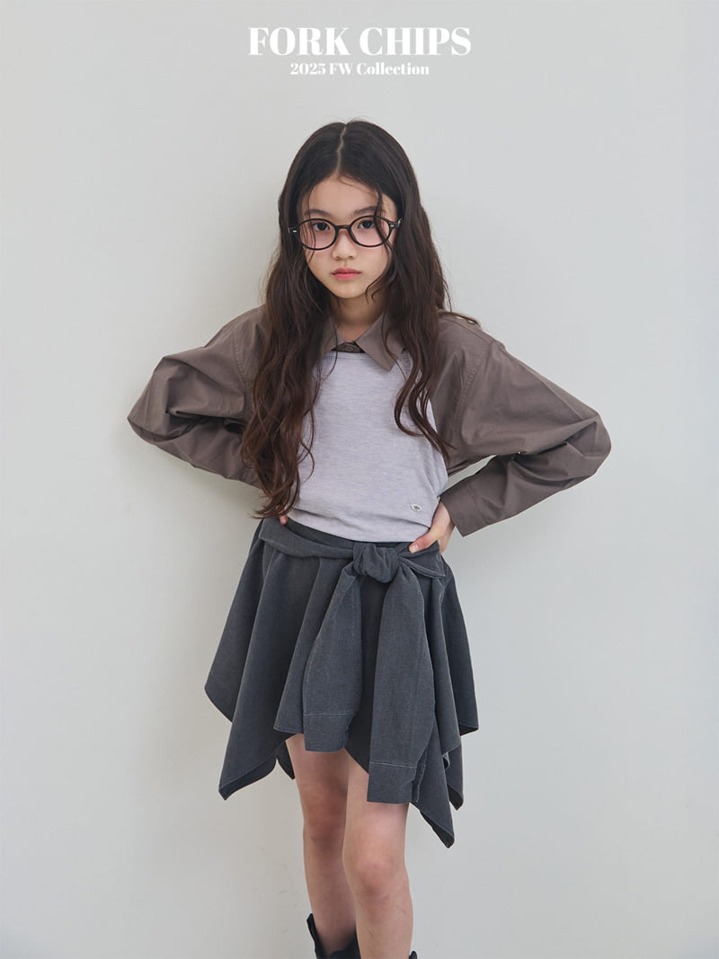 Fork Chips - Korean Children Fashion - #littlefashionista - Soft Bustier - 5