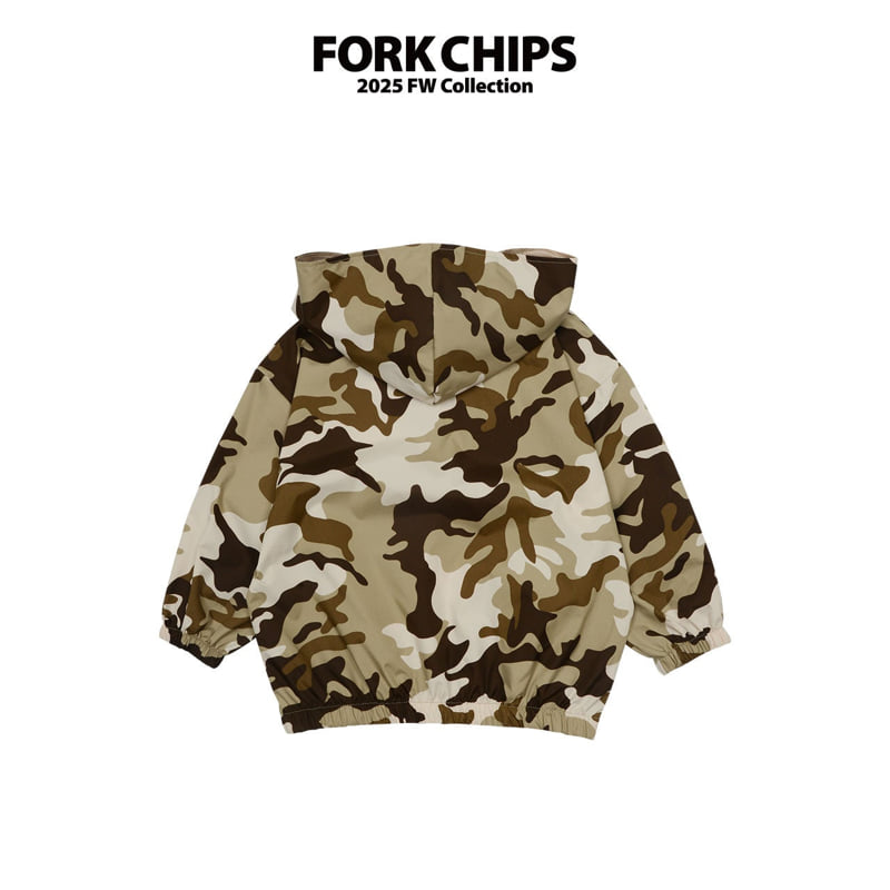 Fork Chips - Korean Children Fashion - #magicofchildhood - Camo Anorak Hoodie - 8