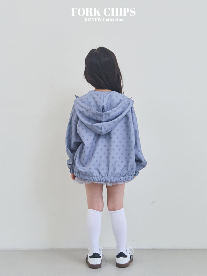 Fork Chips - Korean Children Fashion - #magicofchildhood - Star Wind Jacket - 3