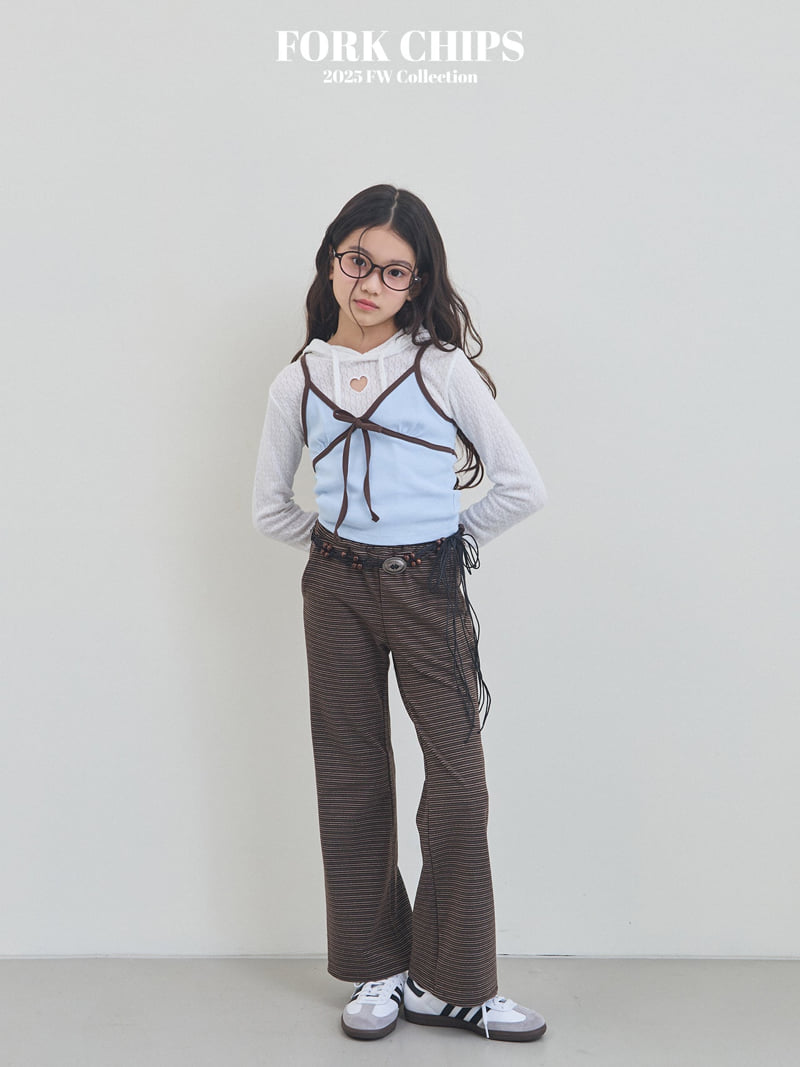 Fork Chips - Korean Children Fashion - #littlefashionista - Buddy Bootcut Pants - 4