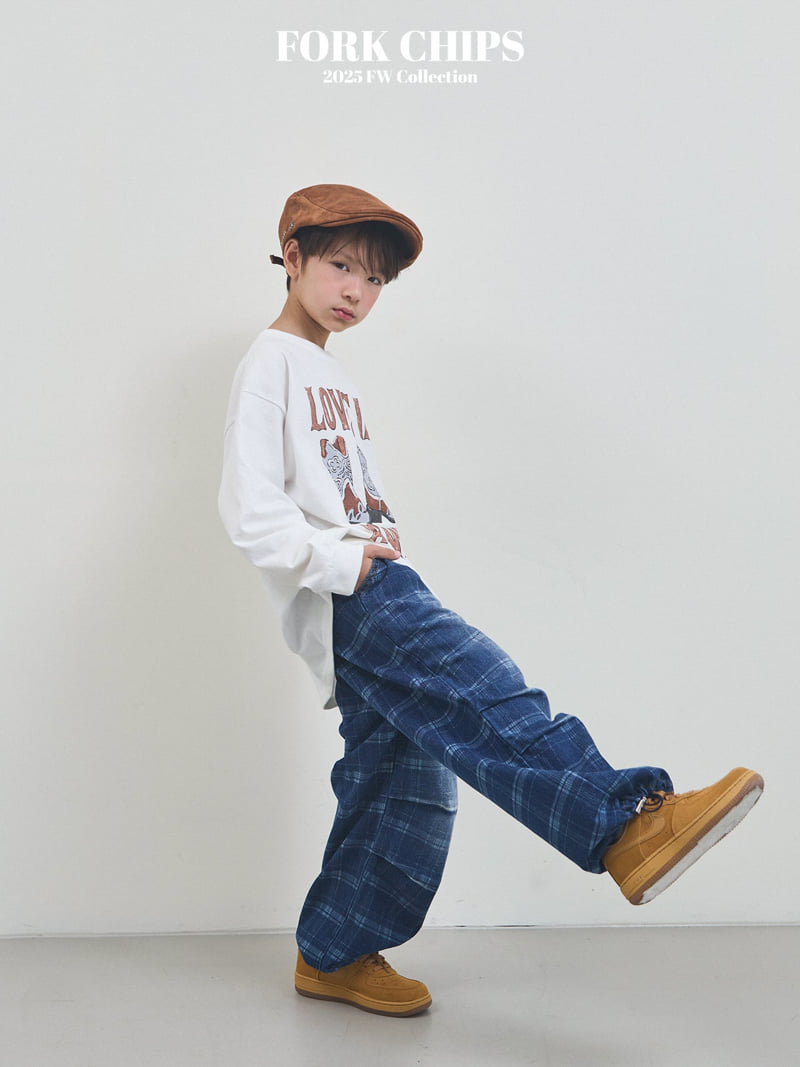 Fork Chips - Korean Children Fashion - #magicofchildhood - Board Balloon Jeans