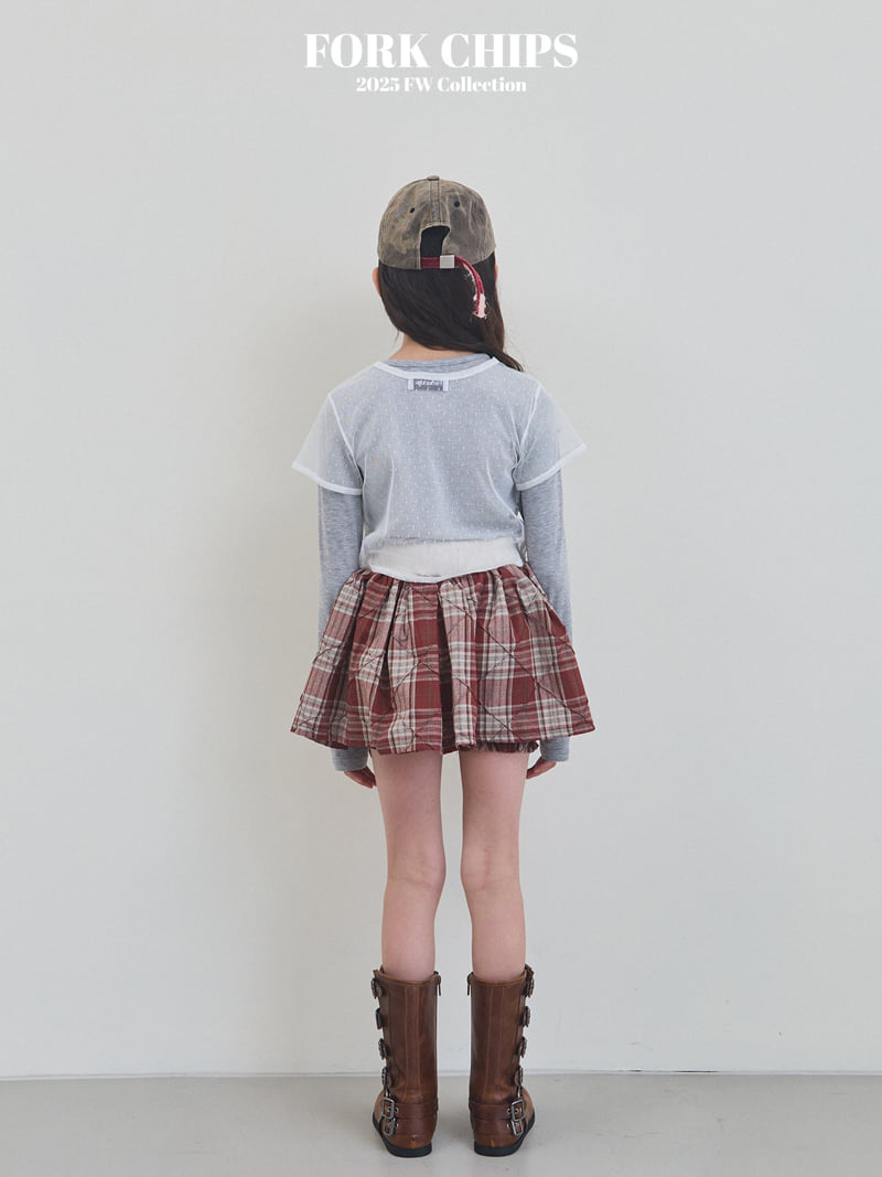 Fork Chips - Korean Children Fashion - #minifashionista - Rabbit Dot Set - 3