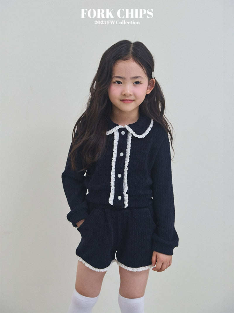 Fork Chips - Korean Children Fashion - #minifashionista - Cozy Knit Cardigan - 6