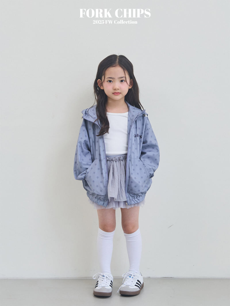 Fork Chips - Korean Children Fashion - #magicofchildhood - Star Wind Jacket - 4