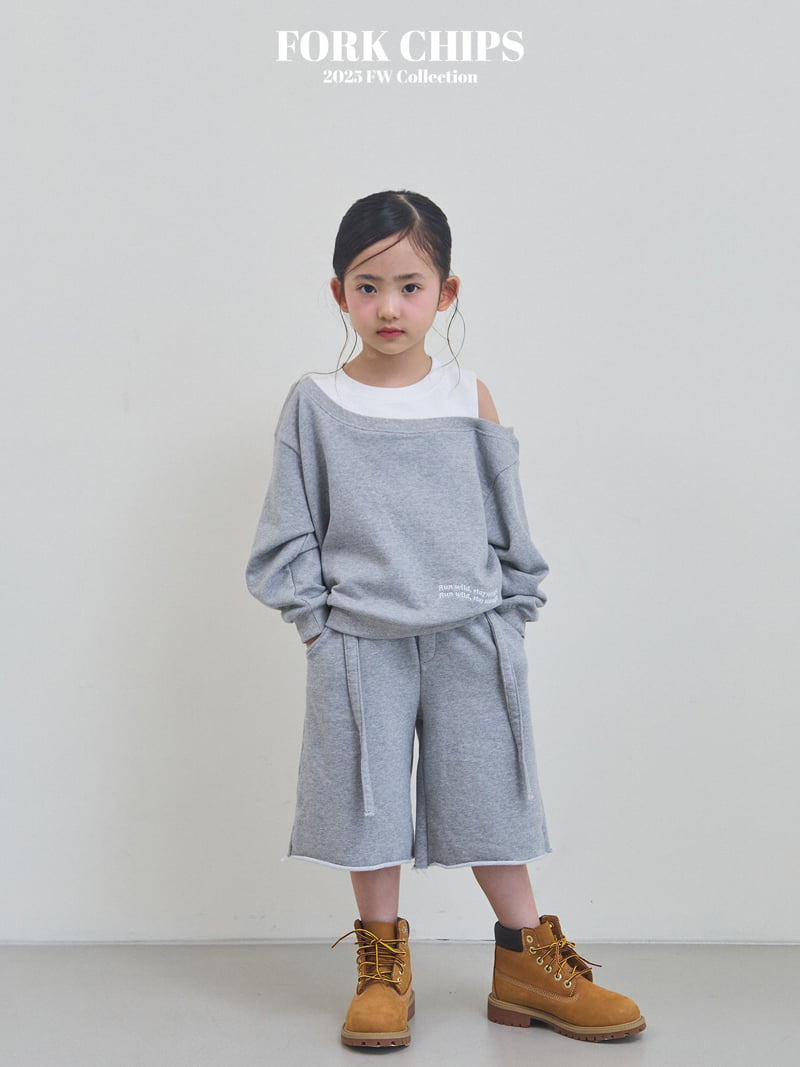 Fork Chips - Korean Children Fashion - #minifashionista - Savage Half Pants - 6
