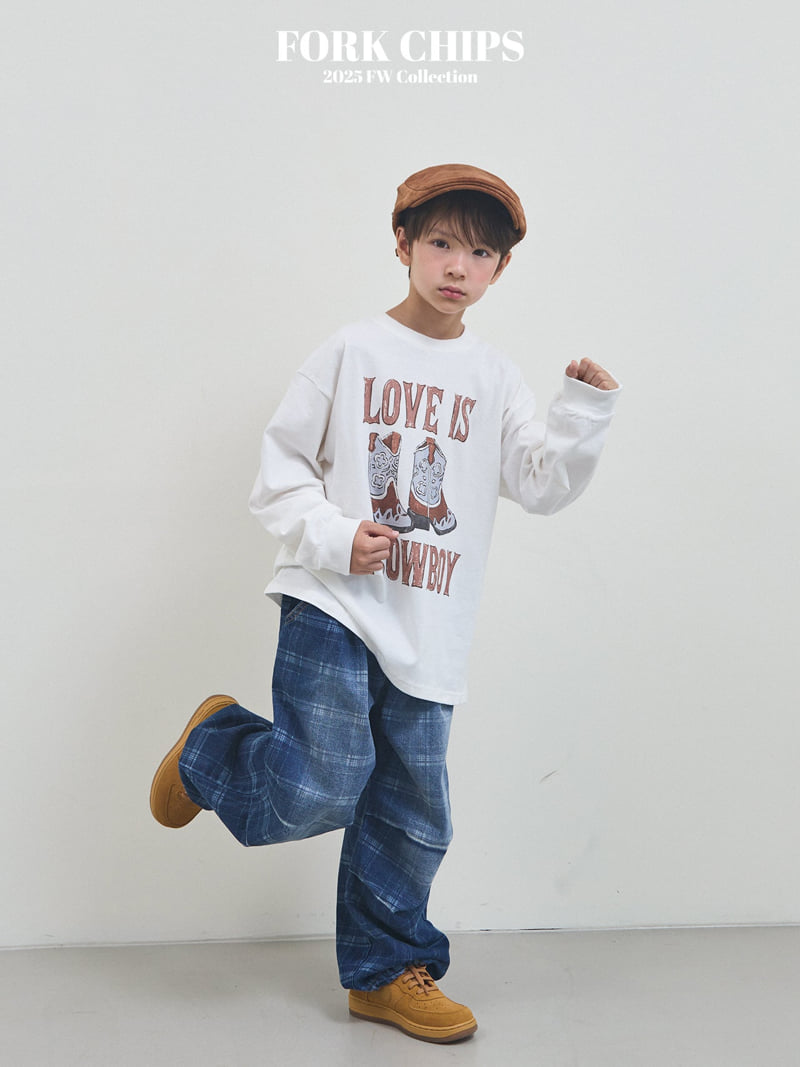 Fork Chips - Korean Children Fashion - #minifashionista - Board Balloon Jeans - 2