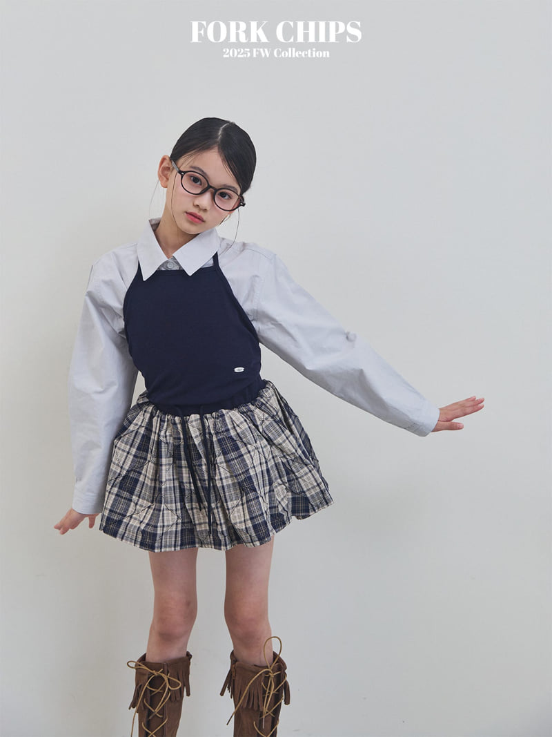 Fork Chips - Korean Children Fashion - #minifashionista - Soft Bustier - 7