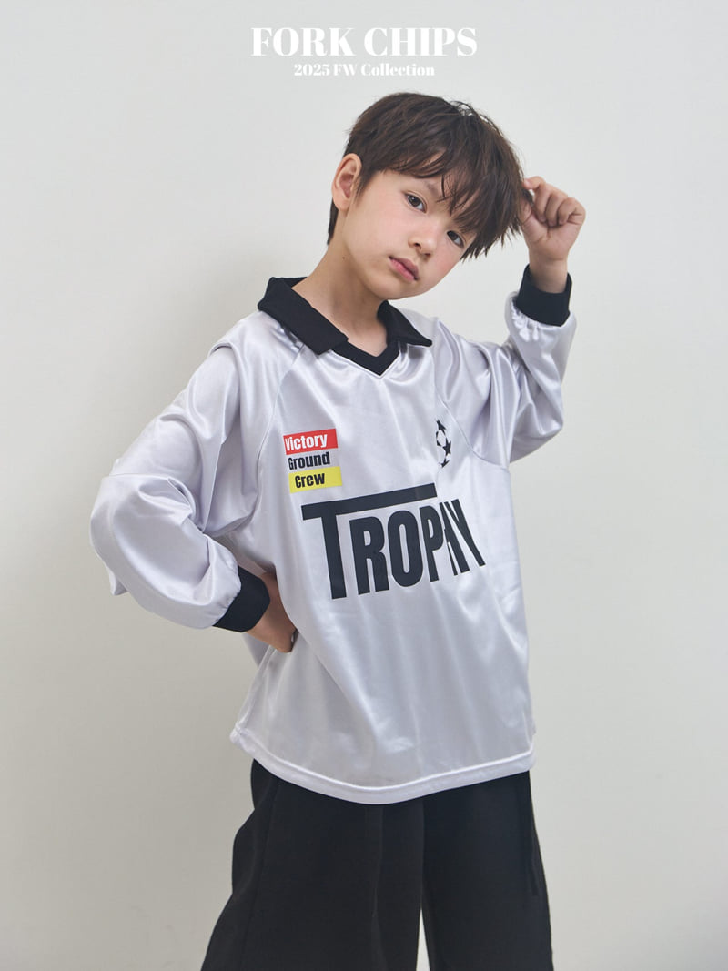 Fork Chips - Korean Children Fashion - #prettylittlegirls - Trophy Tee