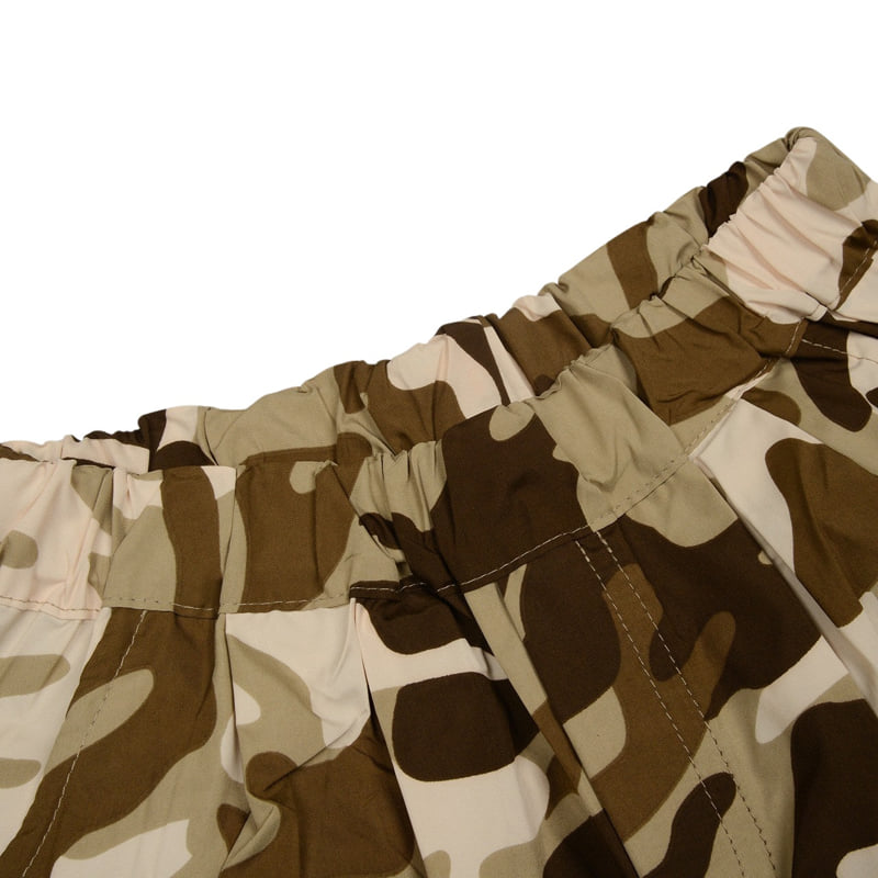 Fork Chips - Korean Children Fashion - #prettylittlegirls - Camo Cargo Pants - 9