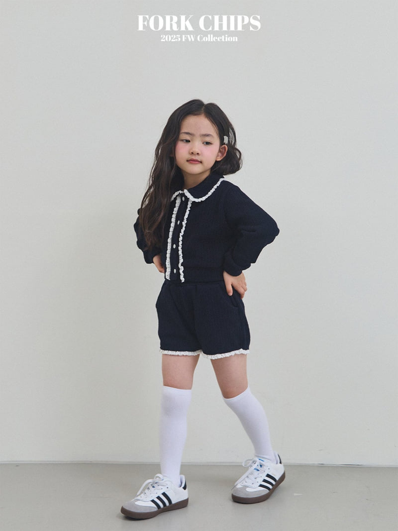Fork Chips - Korean Children Fashion - #prettylittlegirls - Cozy Knit Cardigan - 7