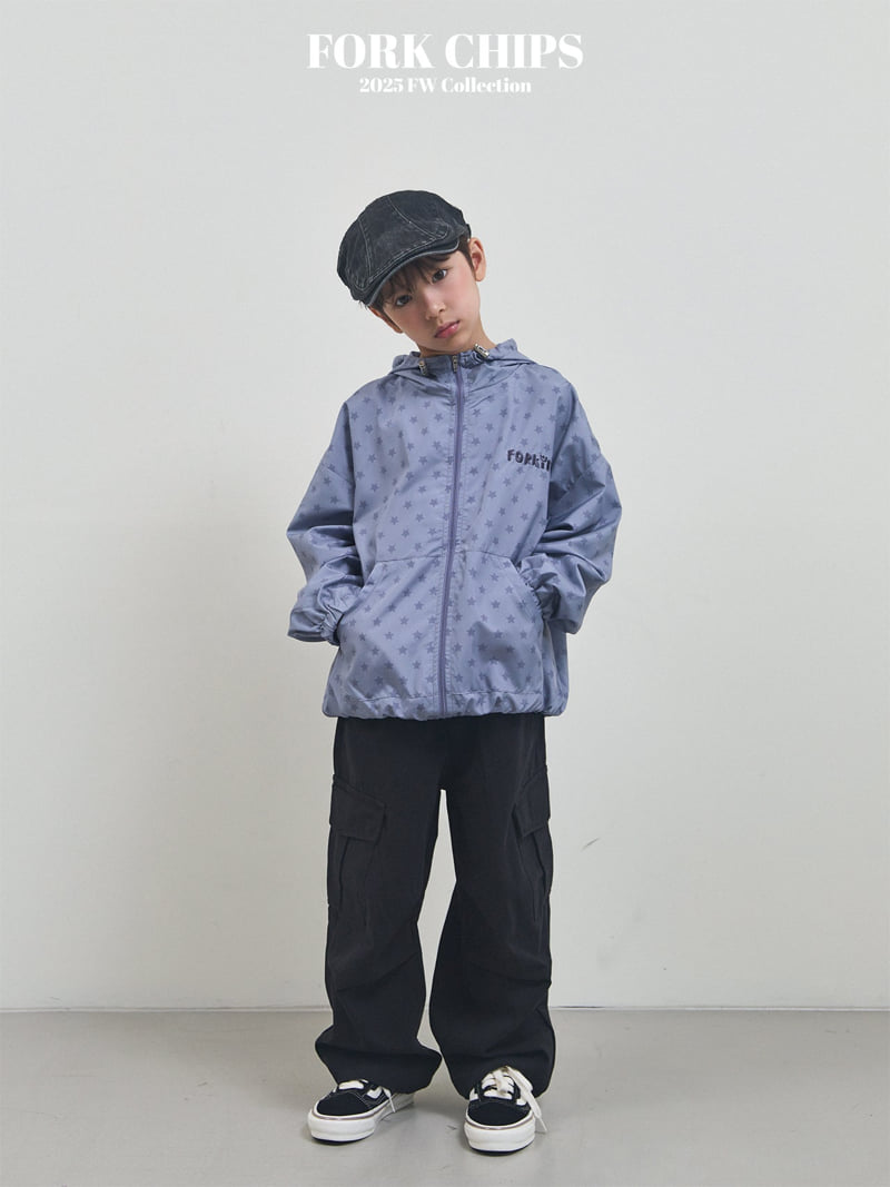 Fork Chips - Korean Children Fashion - #prettylittlegirls - Star Wind Jacket - 5