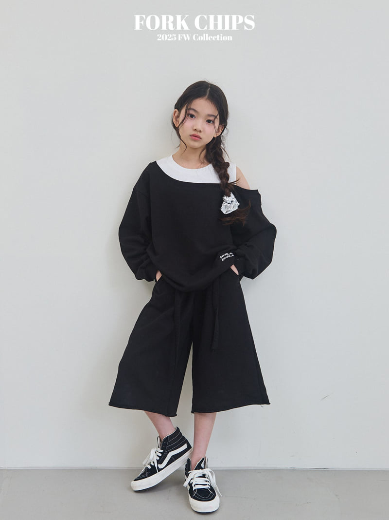 Fork Chips - Korean Children Fashion - #prettylittlegirls - Savage Half Pants - 7