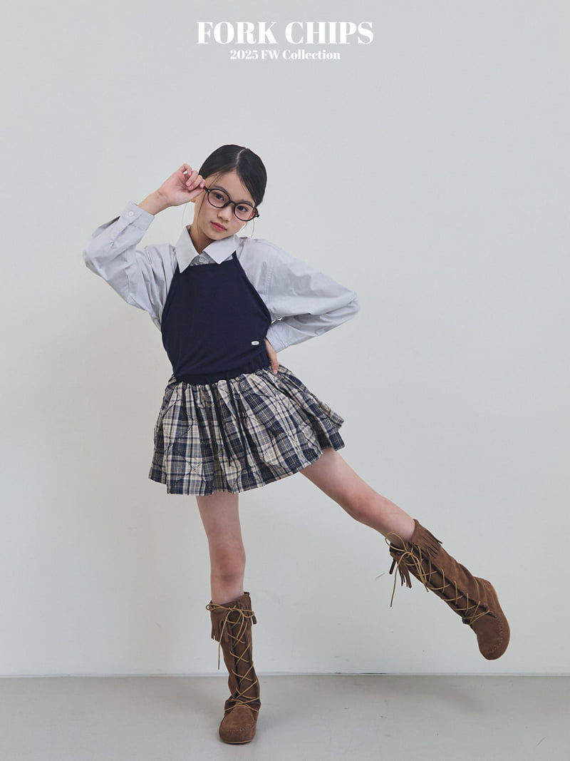 Fork Chips - Korean Children Fashion - #prettylittlegirls - Soft Bustier - 8